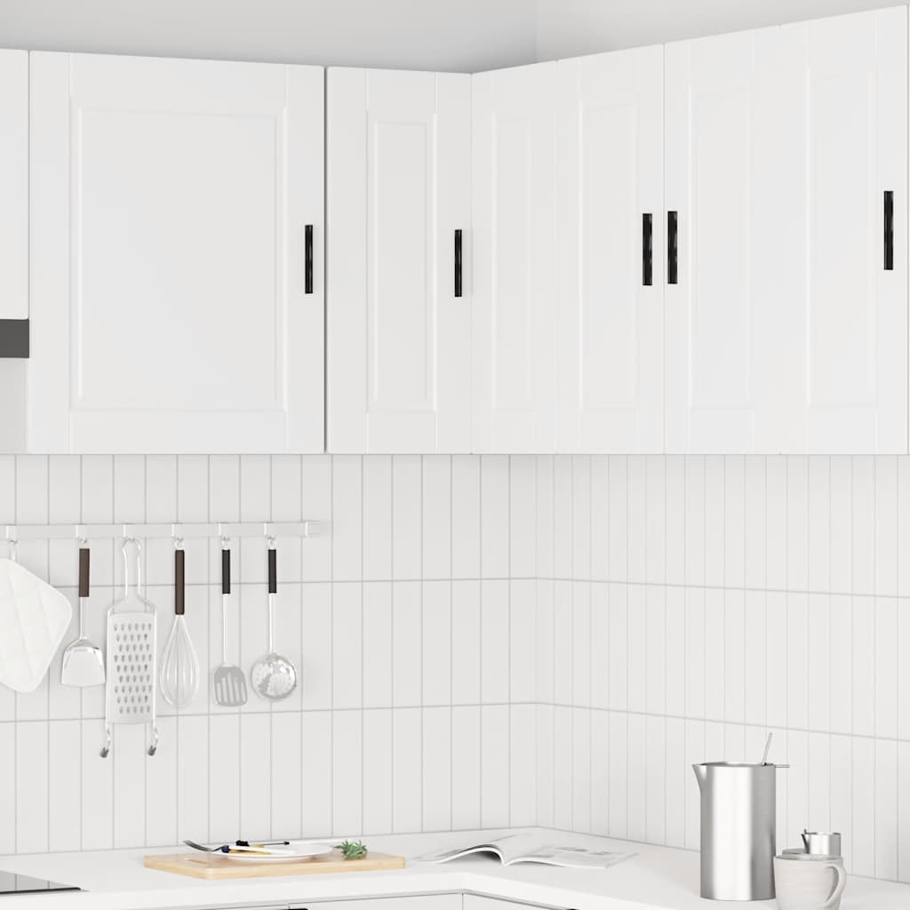 Mueble de cocina esquina pared Porto madera sintetizada Nexus blanca