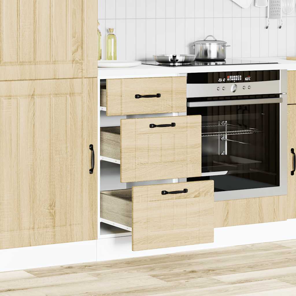 Mueble bajo de cocina Lucca roble Nexus