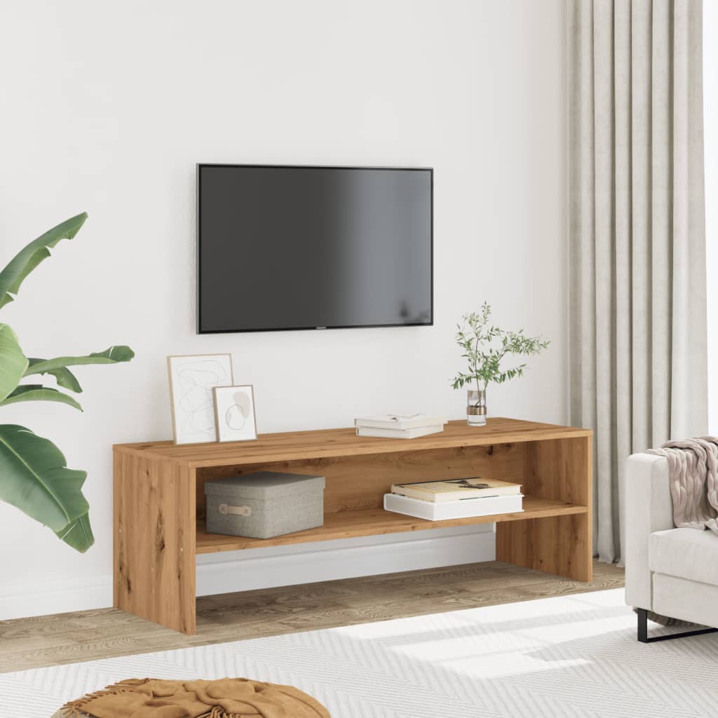 Vetonek Mueble de TV madera de ingeniería roble artisian 120x40x40cm