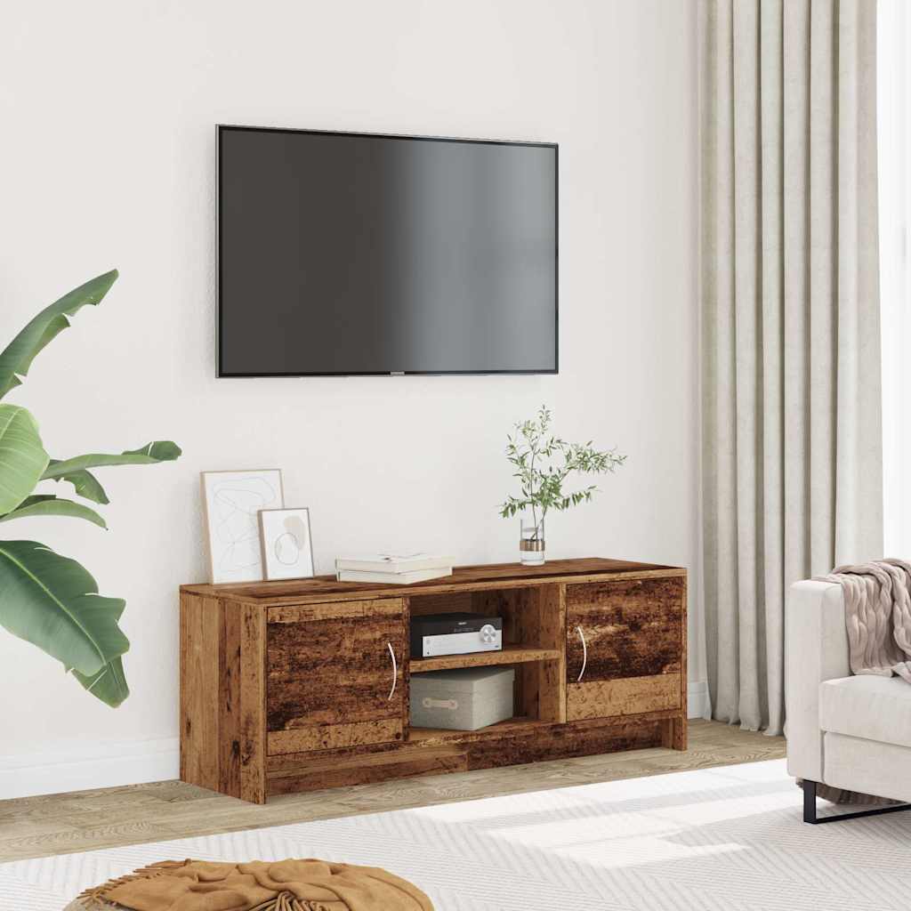 Mueble de TV madera sintetizada Nexus madera envejecida 102x30x37,5 cm