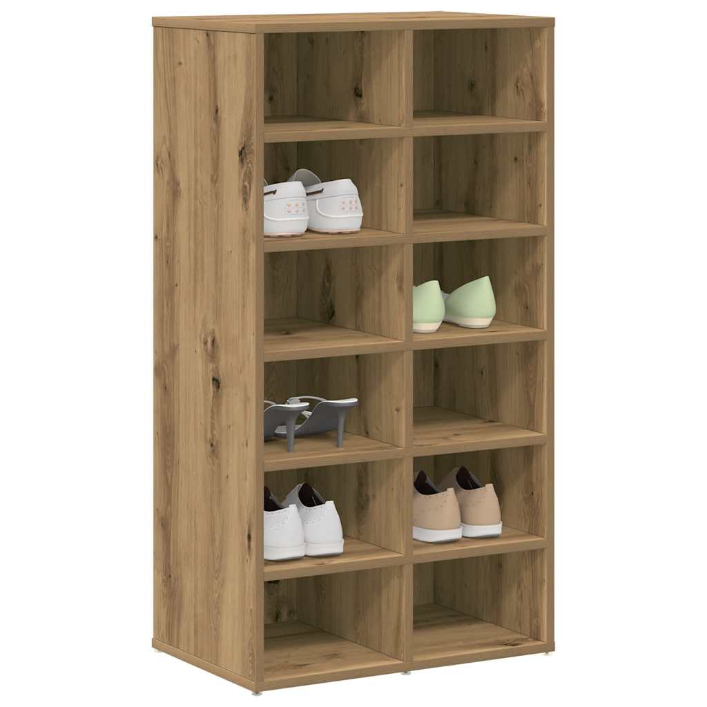 Vetonek Mueble zapatero madera contrachapada roble artisan