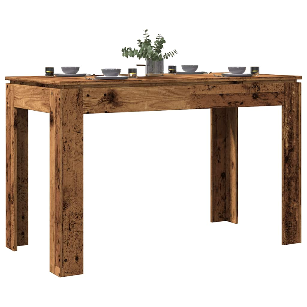 Vetonek Mesa de comedor de madera contrachapada madera vieja