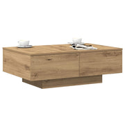 Mesa de centro madera de ingeniería roble artisan 90x60x31 cm V9246 Vetonek