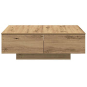 Mesa de centro madera de ingeniería roble artisan 90x60x31 cm V9246 Vetonek