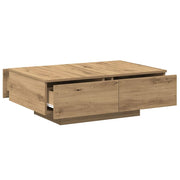 Mesa de centro madera de ingeniería roble artisan 90x60x31 cm V9246 Vetonek