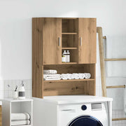 Artisan oak washing machine cabinet 70.5x25.5x90 cm v9918 - Vetonek