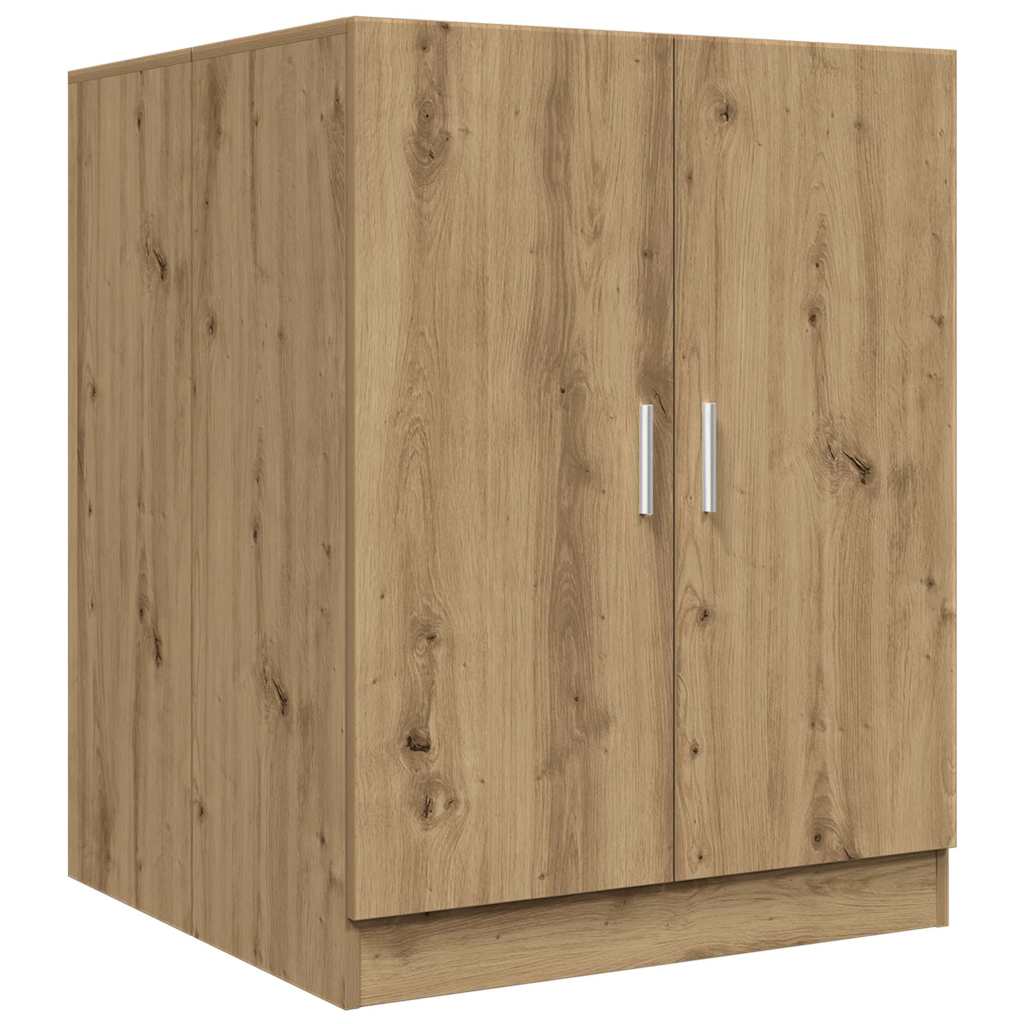 Artisan oak washing machine cabinet 70.5x71.5x91.5 cm V9949 Vetonek