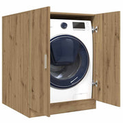 Artisan oak washing machine cabinet 70.5x71.5x91.5 cm V9949 Vetonek