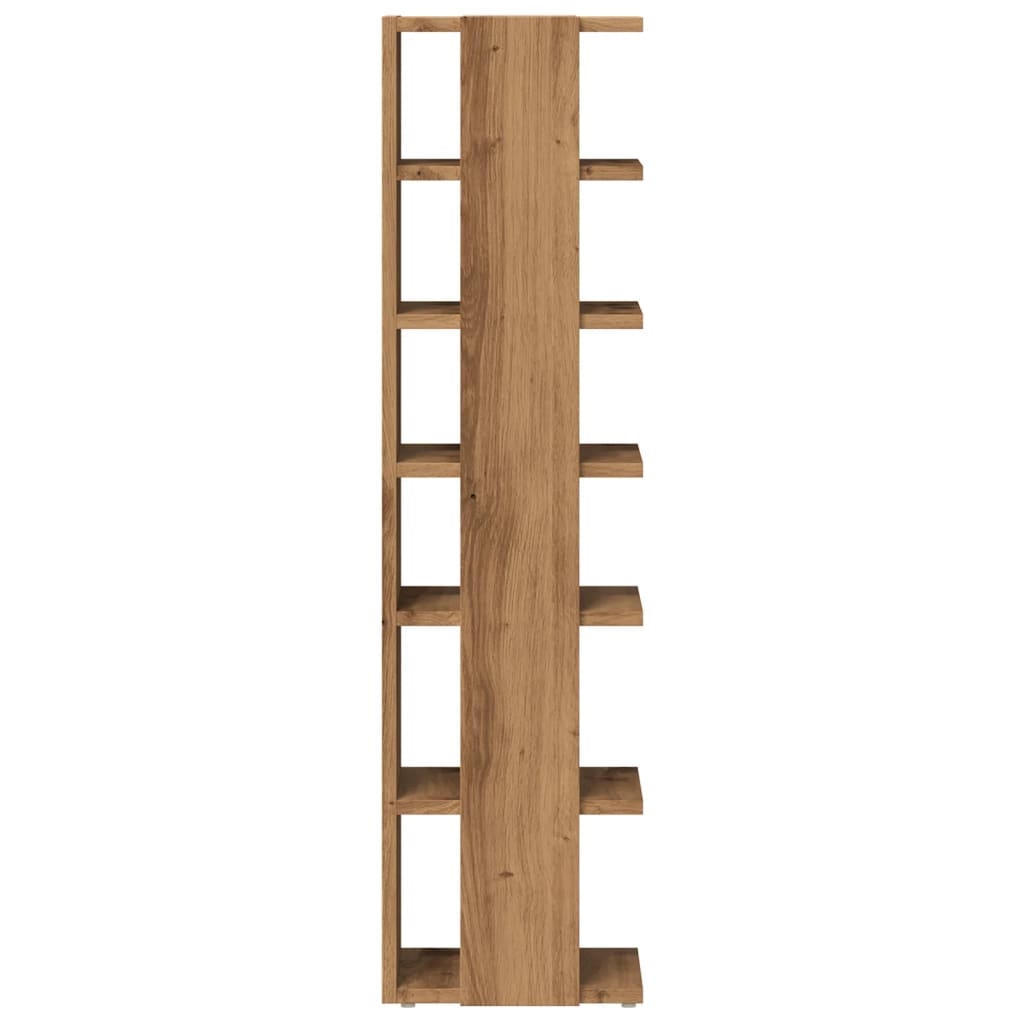 Móveis de sapateira de madeira artesanal de carvalho 28x27x102 cm V0198 Vetonek