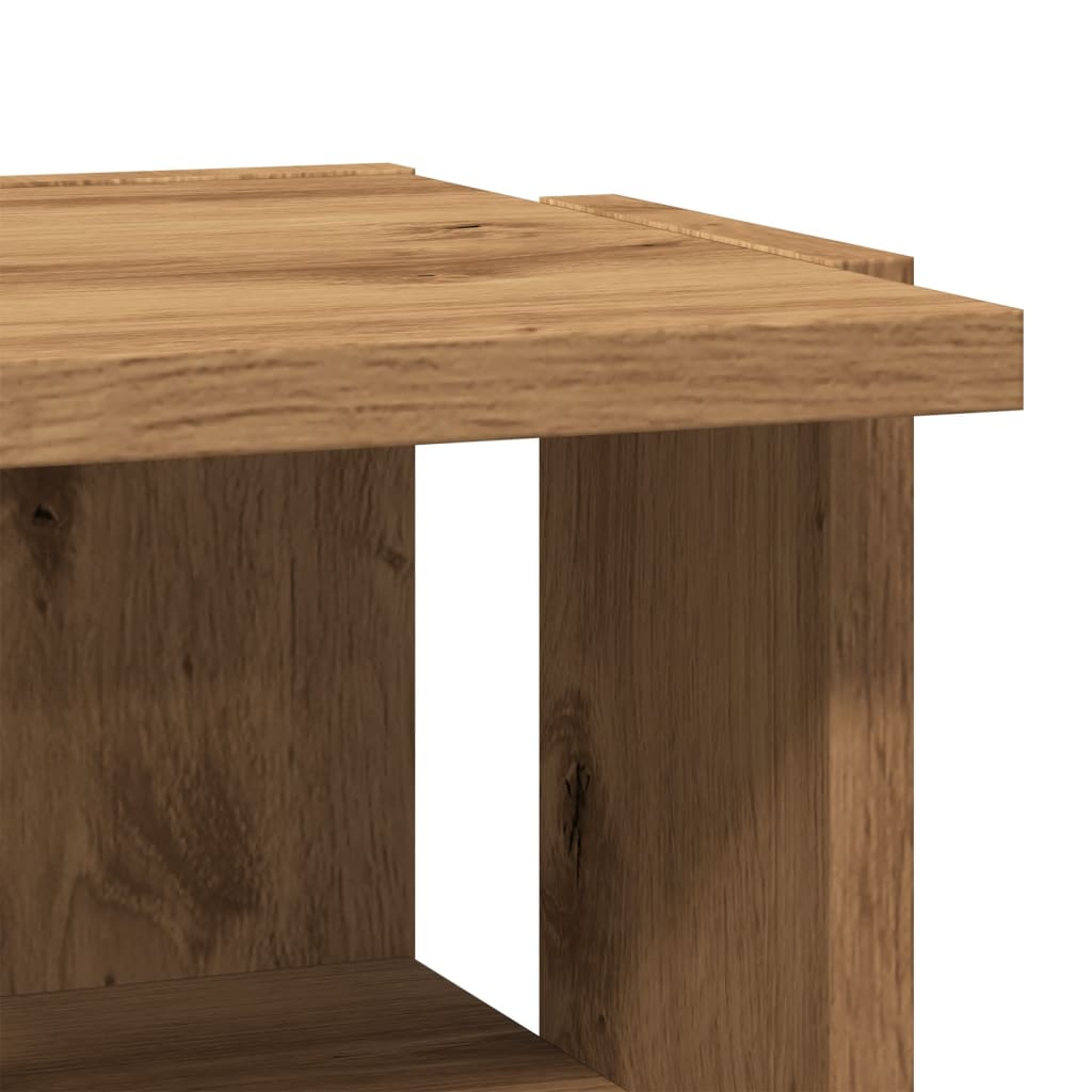 Móveis de sapateira de madeira artesanal de carvalho 28x27x102 cm V0198 Vetonek