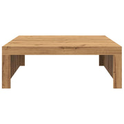 Mesa de centro madera de ingeniería roble artisan 100x100x35 cm V0389 Vetonek