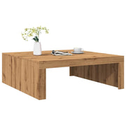 Mesa de centro madera de ingeniería roble artisan 100x100x35 cm V0389 Vetonek