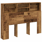 Vetonek Mobile con testiera in legno invecchiato 140x19x103,5 cm