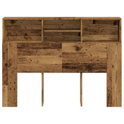 Mobile testiera in legno invecchiato 140x19x103,5 cm v2079 - Vetonek