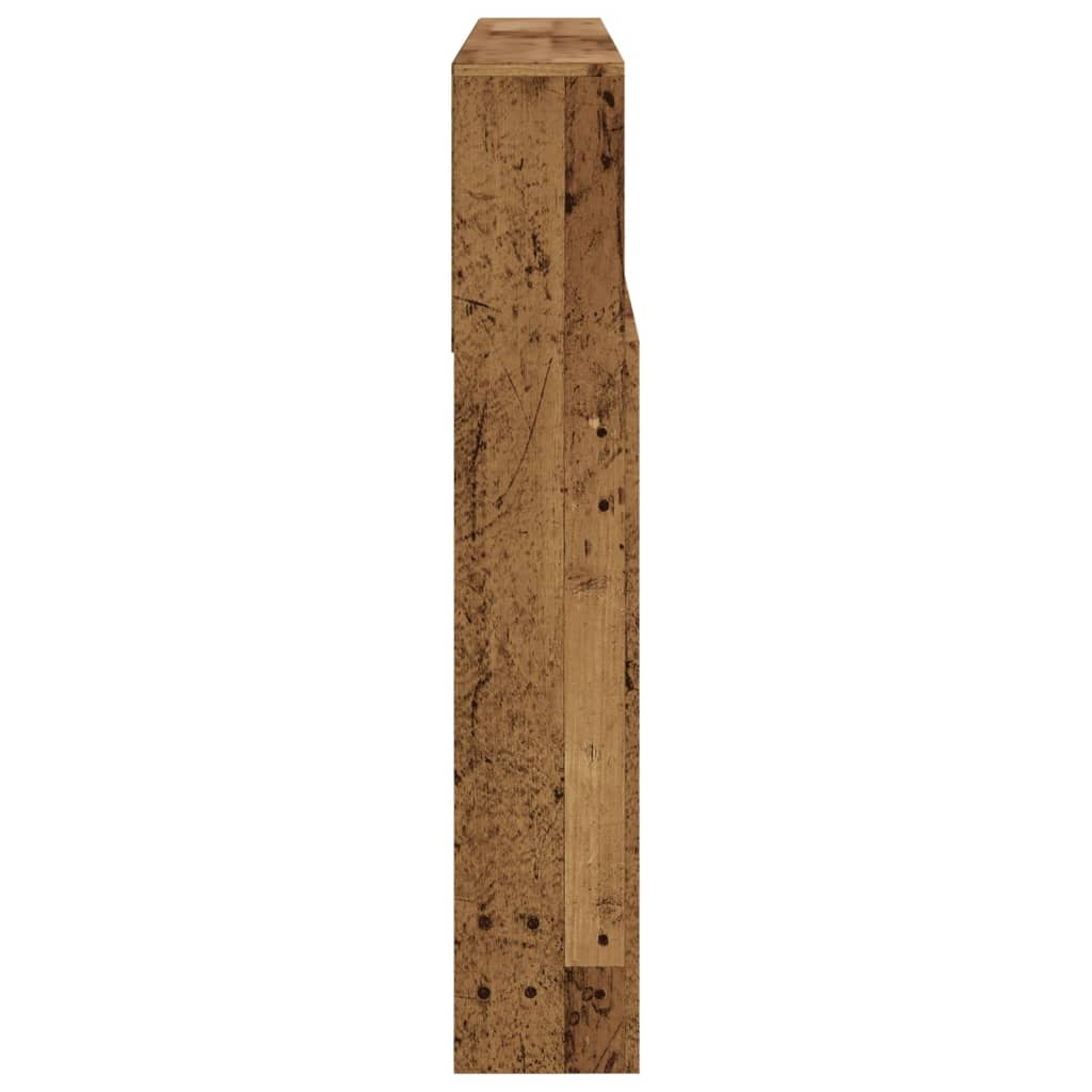 Mobile testiera in legno invecchiato 140x19x103,5 cm v2079 - Vetonek
