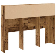 Mobile testiera in legno invecchiato 140x19x103,5 cm v2079 - Vetonek