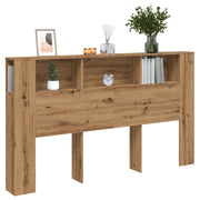 Testiera armadio artigianale in legno di rovere 180x18,5x102,5 cm v2246 Vetonek