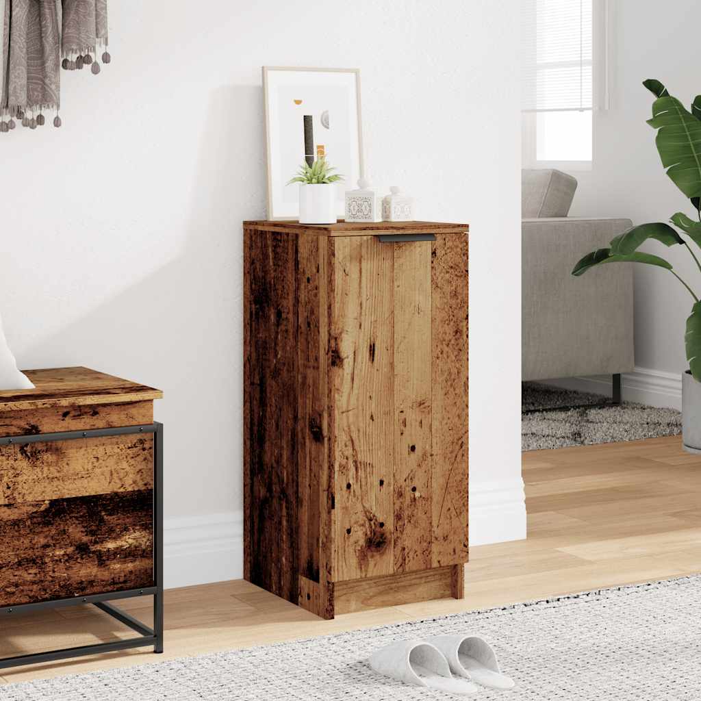 Zapatero cabinet aged engineering wood 30x35x70 cm