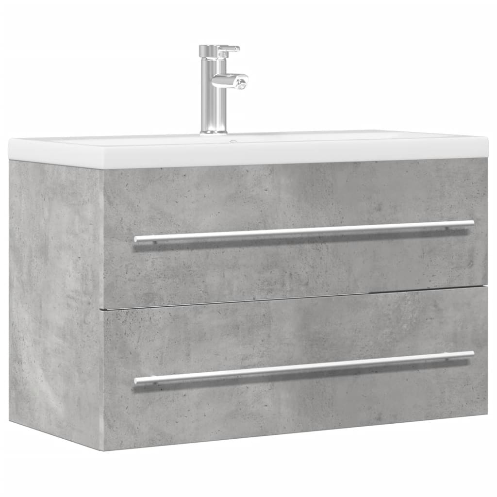 Vetonek Mueble de lavabo madera ingeniería roble artisian 80x38,5x48 cm