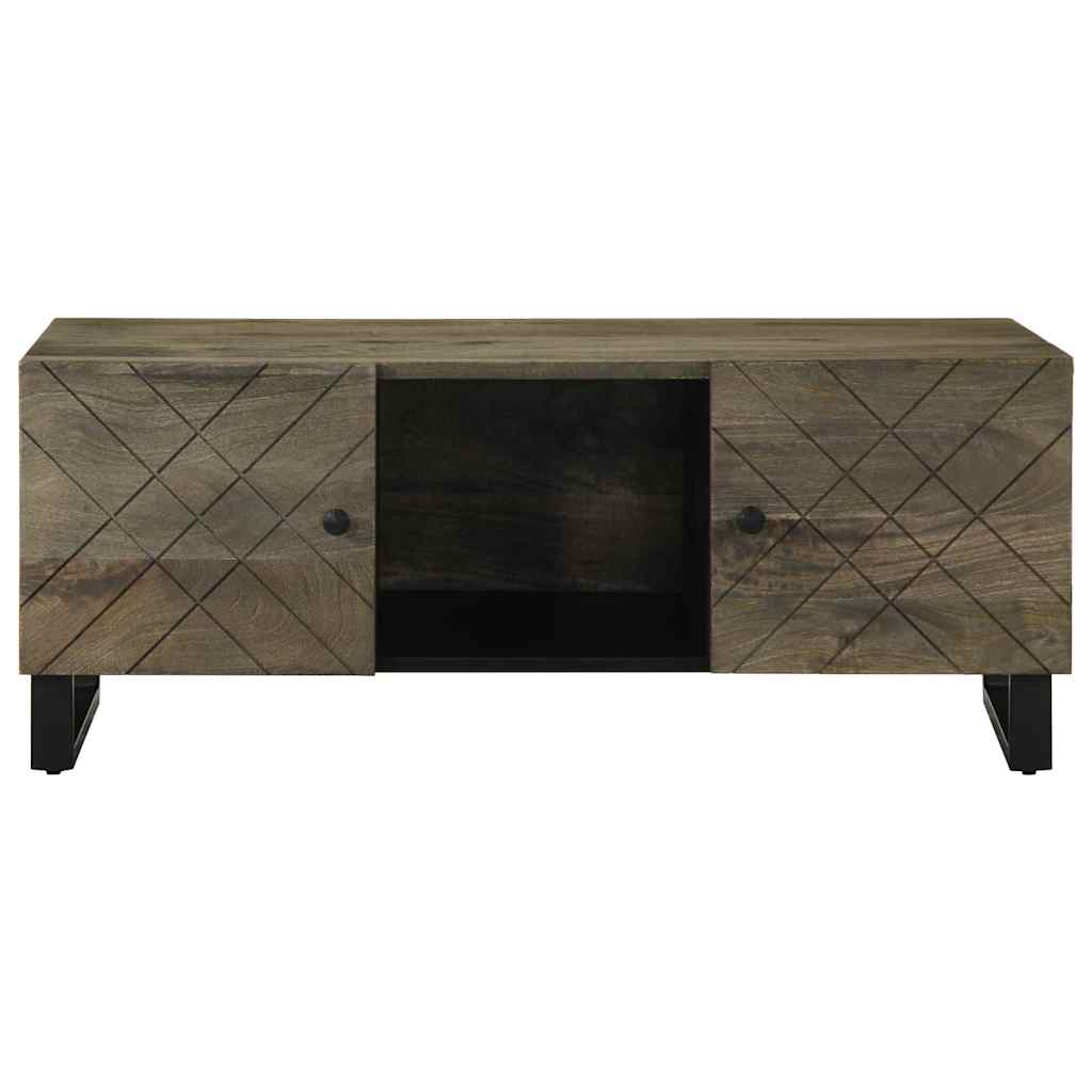 Black Mango Wood Center Table 100x54x40 cm