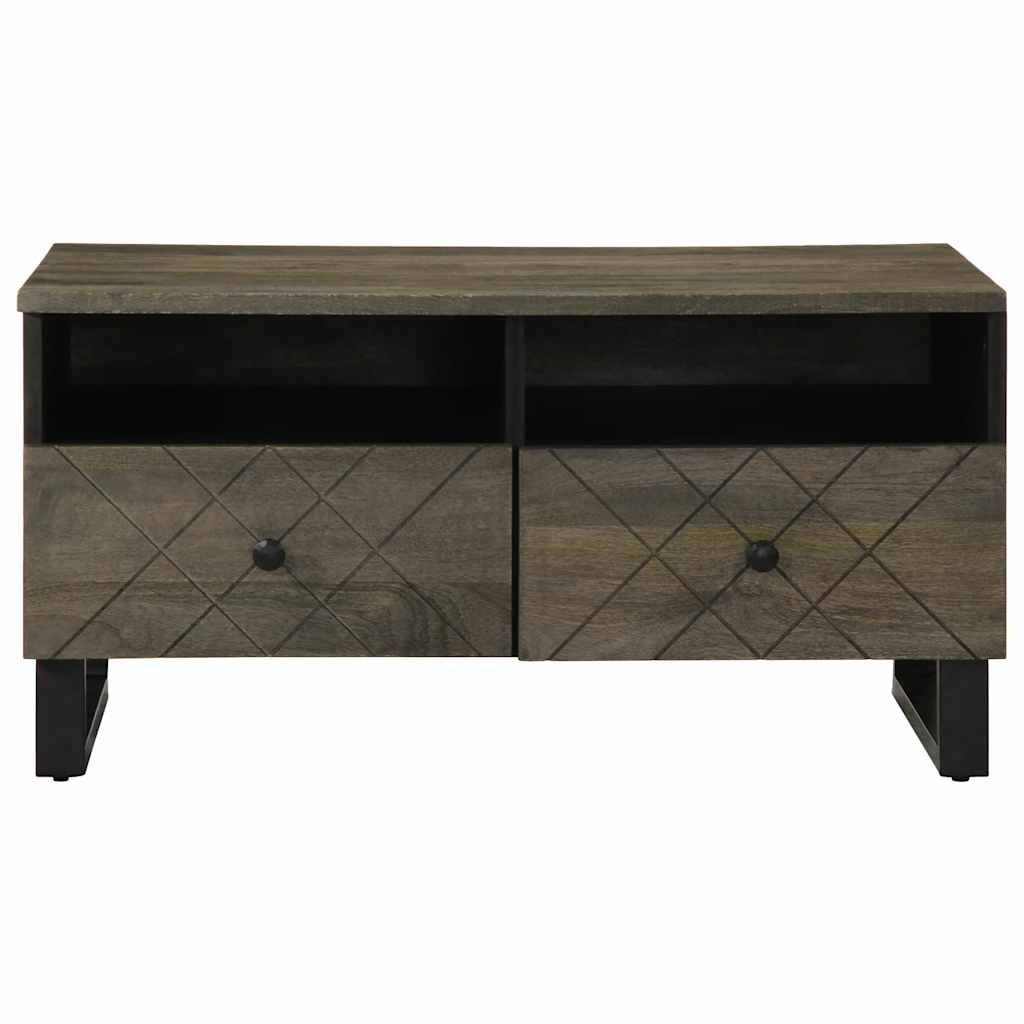 Black Mango Wood Center Table 80x54x40 cm