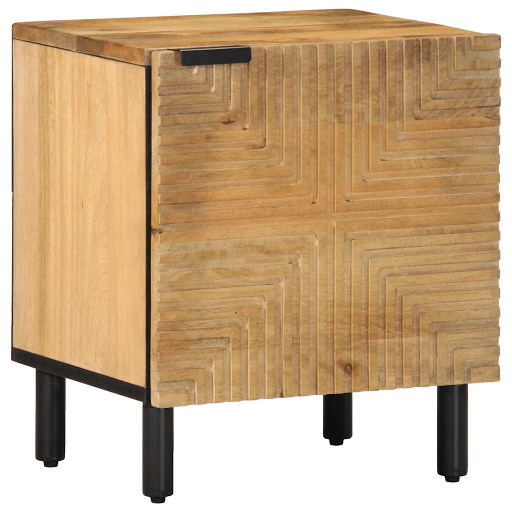 Vetonek Mesilla de noche marrón 40x33x46 cm madera maciza mango