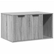 Meuble de litière pour chat en bois Vetonek Grey Sonoma 80x50x45 cm