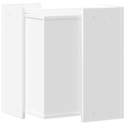 Meuble bac à litière pour chat en bois de synthèse blanc Nexus 42x42x51 cm - Vetonek