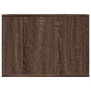 Meuble bac à litière pour chat en bois de chêne marron 47x59x42 cm v9967 - Vetonek