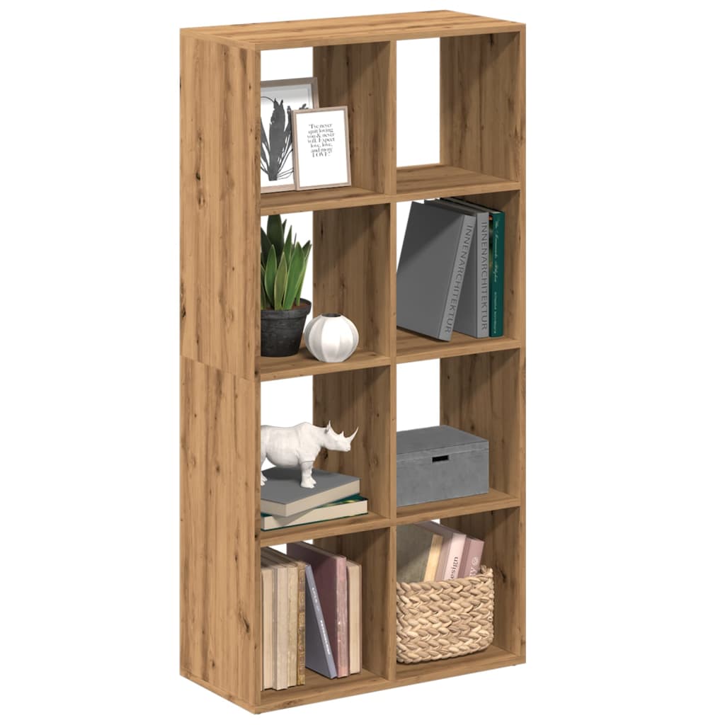 Vetonek Librería divisora madera roble artisan 69,5x29x137,5 cm