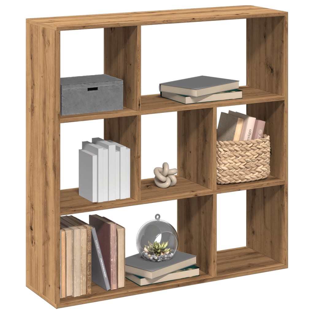 Vetonek Librería divisora madera roble artisan 102x29x103,5 cm