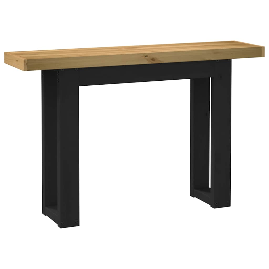 Vetonek Mesa consola NOAIN patas en U madera maciza pino 120x30x75 cm