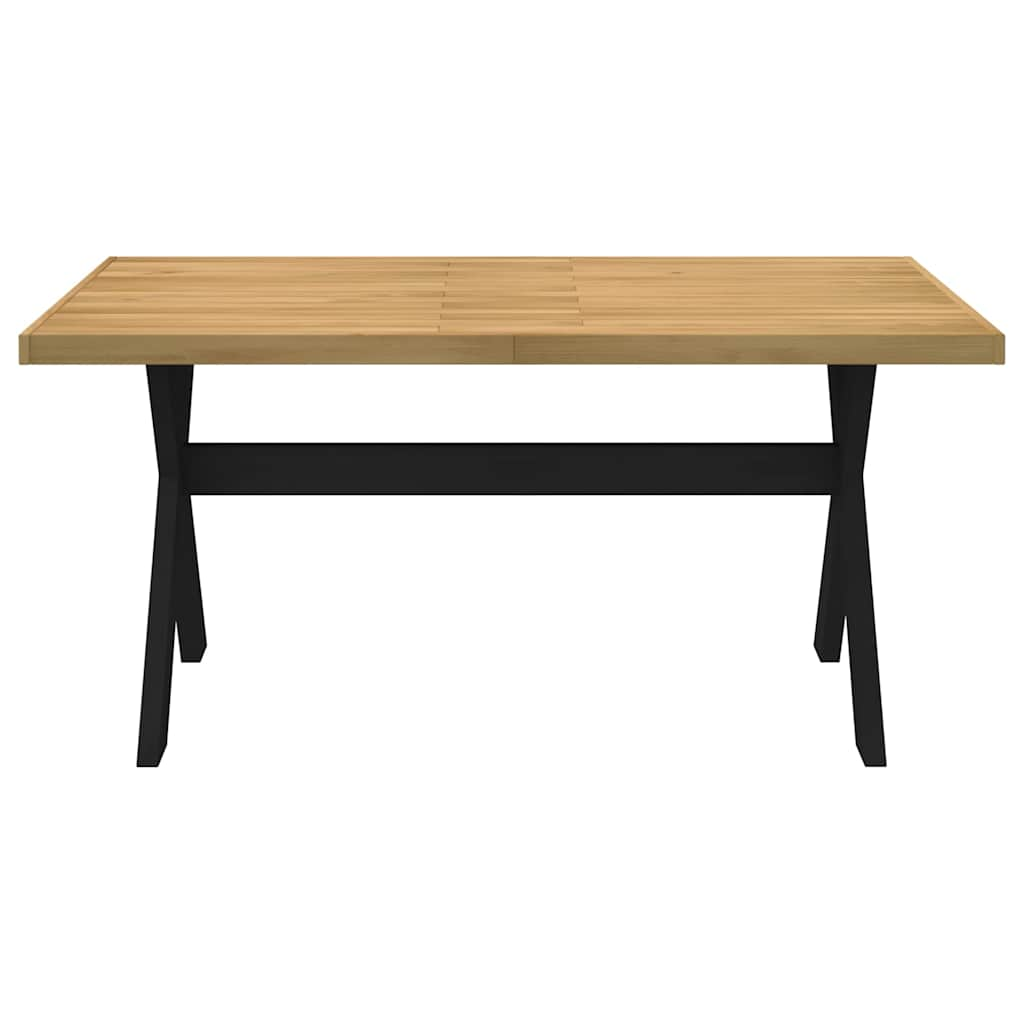 Gambe del tavolo da pranzo Noain per forma x pino in legno solido 160x90x75cm