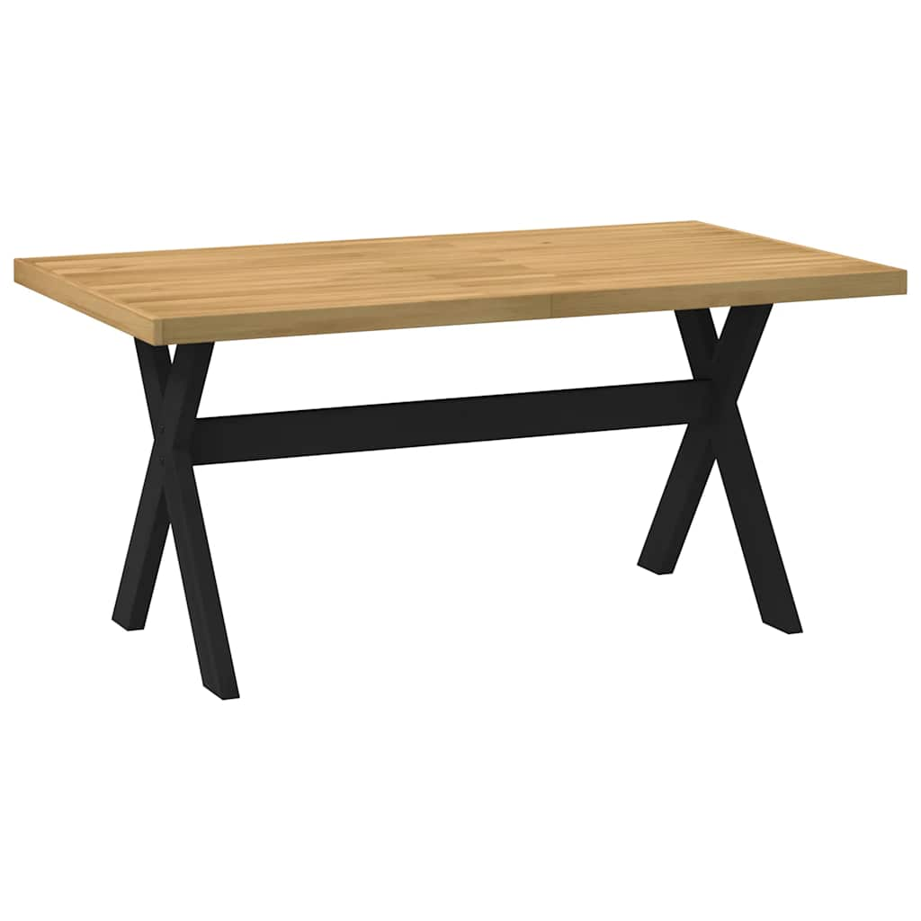 Vetonek Mesa comedor NOAIN patas forma X madera maciza pino 160x90x75cm