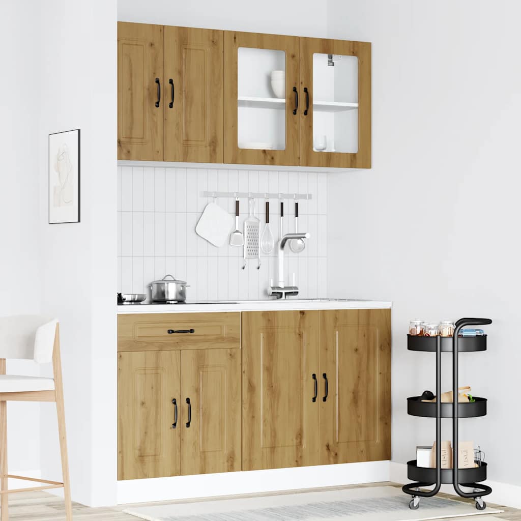 Mueble de cocina Kalmar 4 piezas artesanal roble