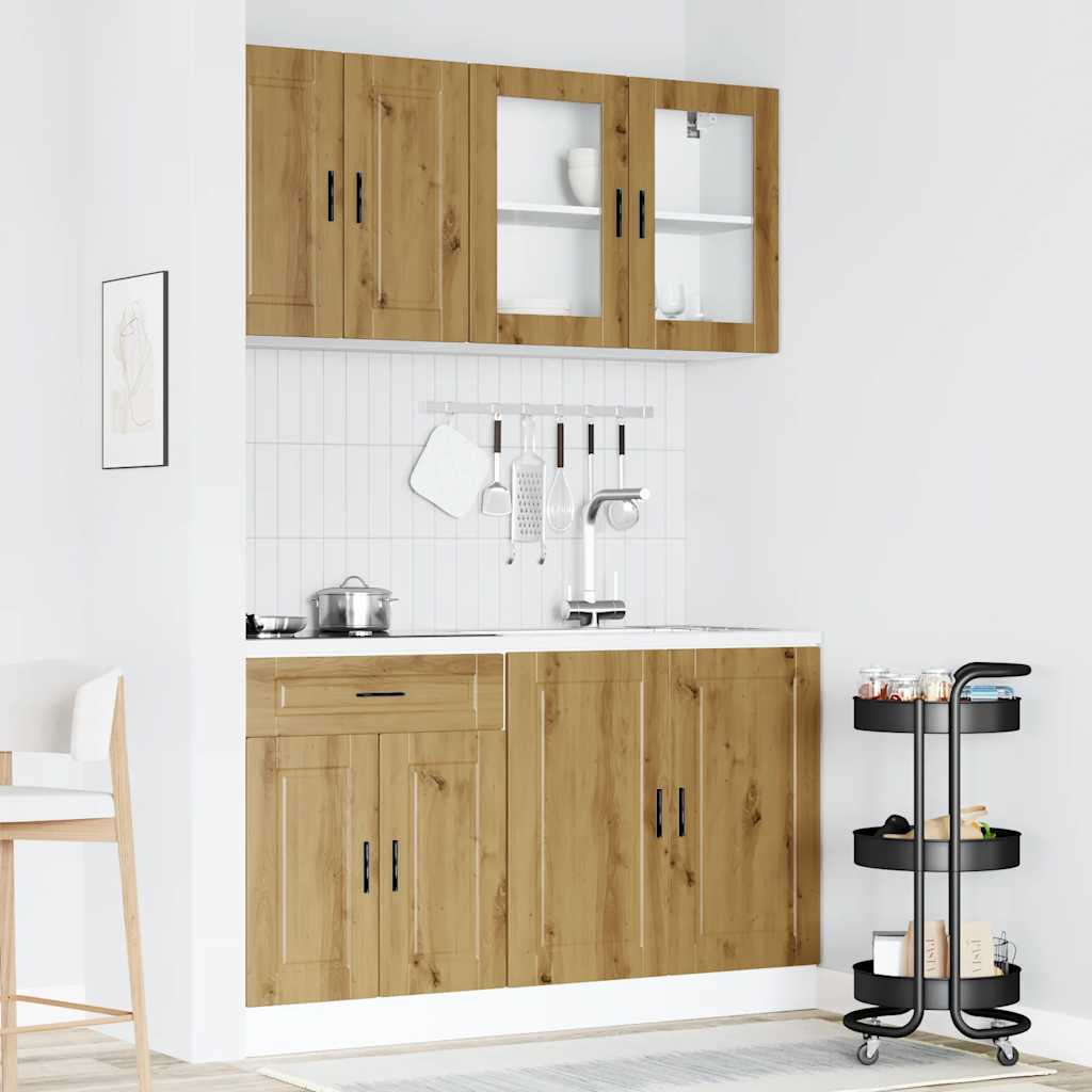 Mueble de cocina Kalmar 4 piezas artesanal roble