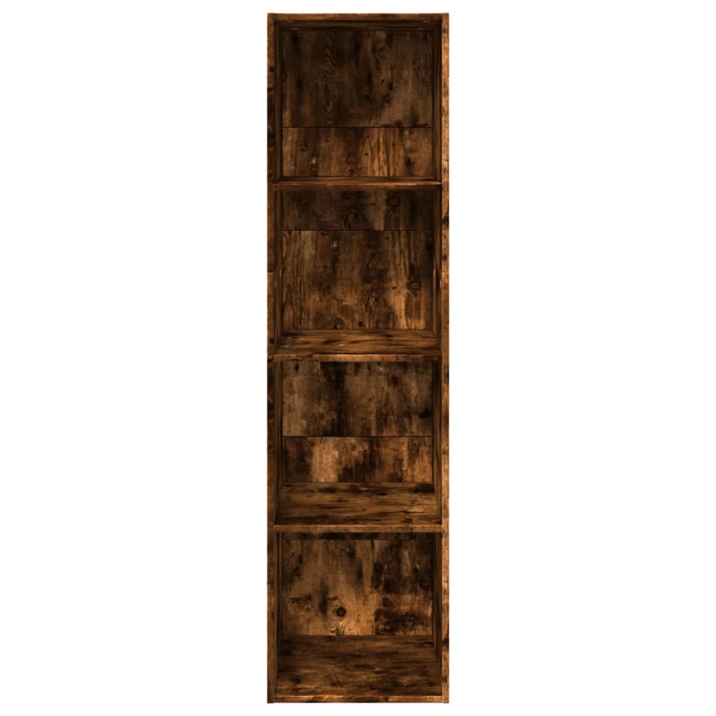 Etagère en bois d'ingénierie chêne fumé 40x30x152 cm V7884 Vetonek