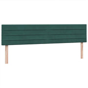 Cama box spring con colchones terciopelo verde oscuro 180x220cm V8673 Vetonek