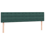 Cama box spring con colchones terciopelo verde oscuro 180x220cm V1192 Vetonek