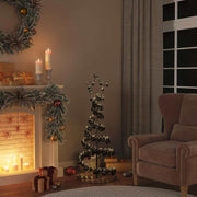 Led para árbol de navidad con bolas 80 led blanco cálido 120 cm v8139 Vetonek