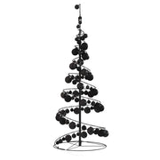 Led para árbol de navidad con bolas 80 led blanco cálido 120 cm v8139 Vetonek