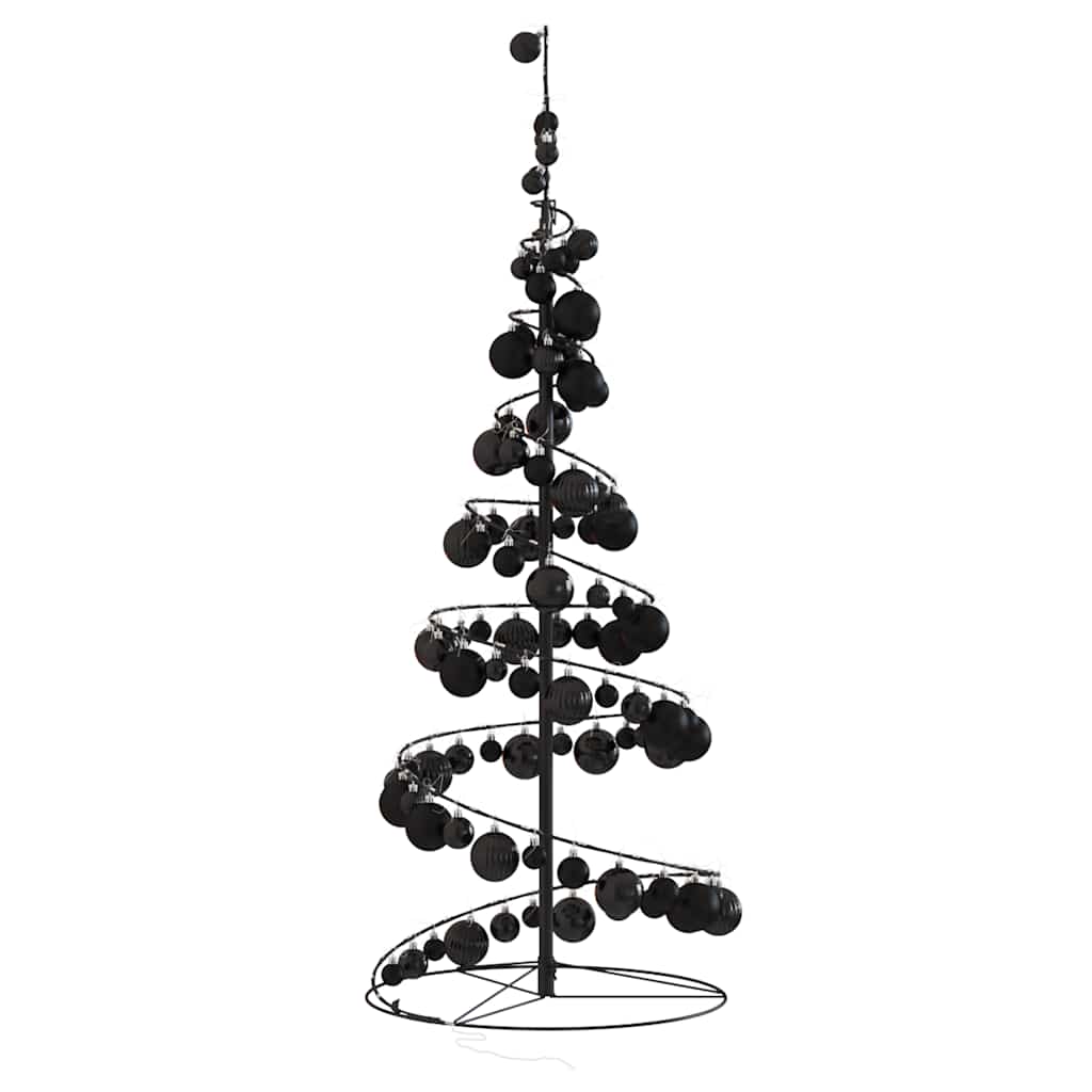 Led para árbol de navidad con bolas 80 led blanco cálido 120 cm v8139 Vetonek
