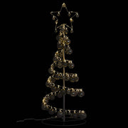 Led para árbol de navidad con bolas 80 led blanco cálido 120 cm v8139 - Vetonek