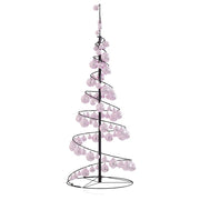 Led para árbol de navidad con bolas 80 led blanco cálido 120 cm v8146 - Vetonek