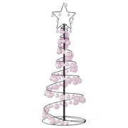 Led para árbol de navidad con bolas 80 led blanco cálido 120 cm v8146 - Vetonek