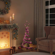 Led para árbol de navidad con bolas 80 led blanco cálido 120 cm v8160 Vetonek