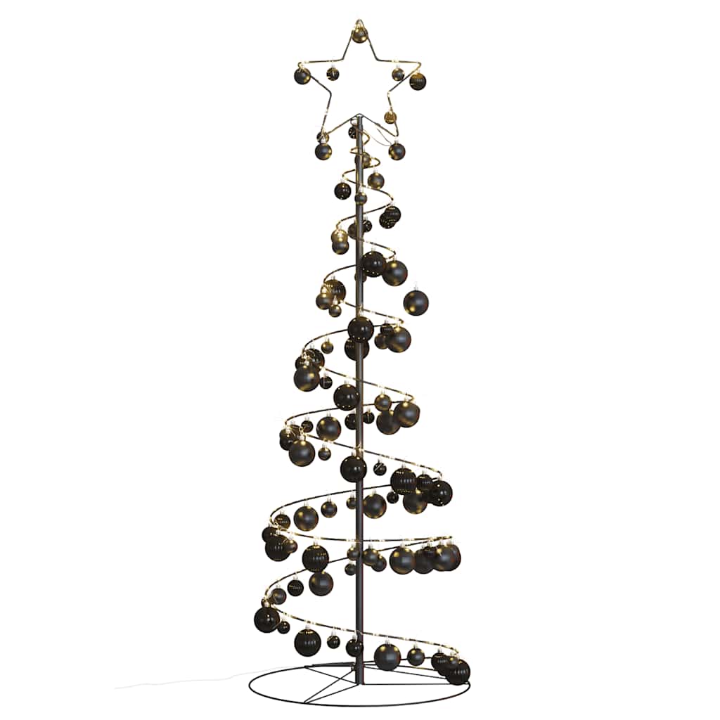 Led para árbol de navidad con bolas 100 led blanco cálido 150cm v8252 Vetonek