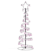 Led para árbol de navidad con bolas 100 led blanco cálido 150cm v8269 - Vetonek