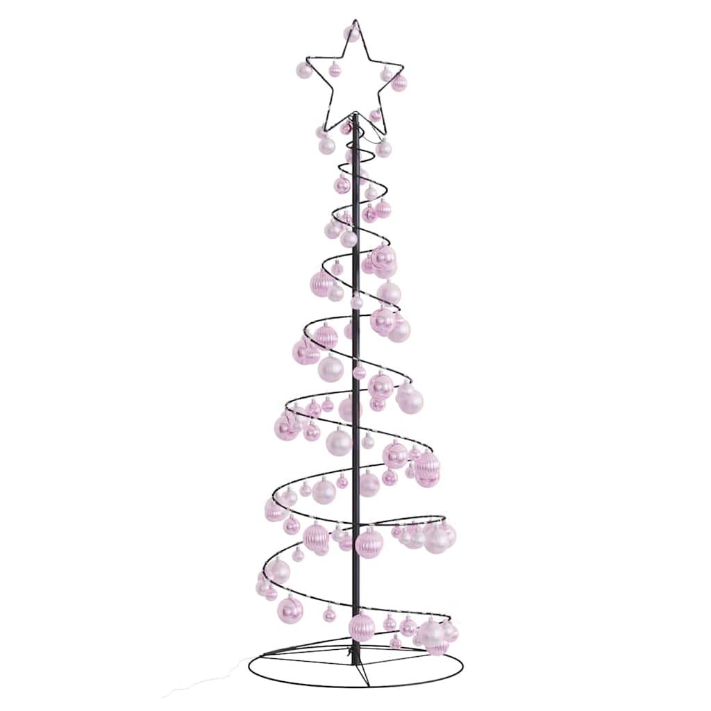 Led para árbol de navidad con bolas 100 led blanco cálido 150cm v8269 - Vetonek