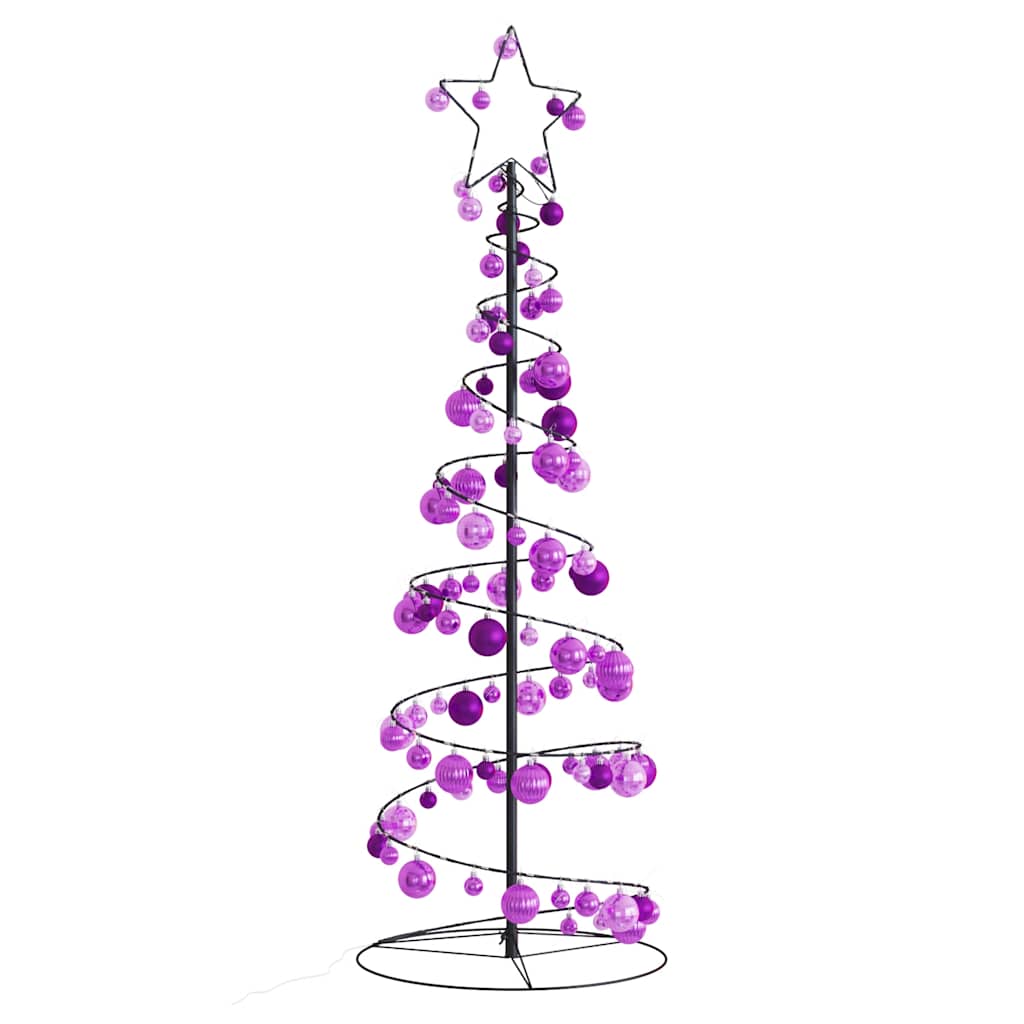 Led para árbol de navidad con bolas 100 led blanco cálido 150cm v8283 Vetonek